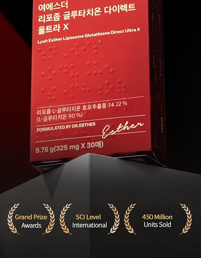 Esther Formula Lyuh Esther Liposome Glutathione Direct Ultra X - 325mg x 30 films