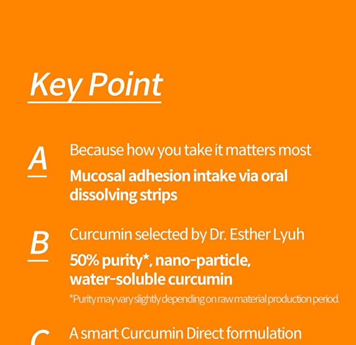 Esther Formula Lyuh Esther Curcumin Direct - 320mg x 30 films
