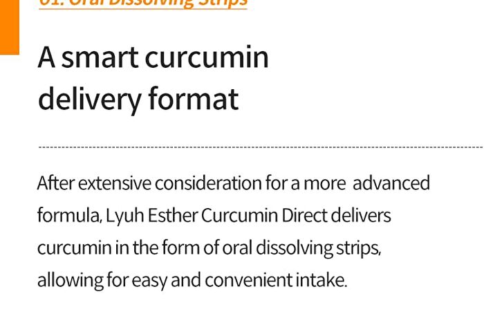 Esther Formula Lyuh Esther Curcumin Direct - 320mg x 30 films