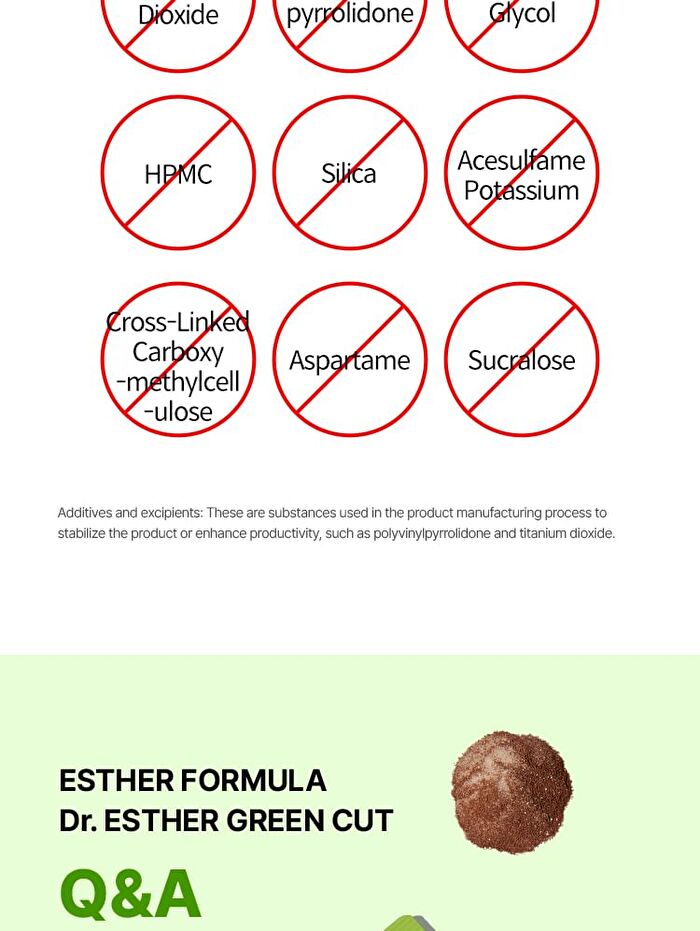 Esther Formula Dr. Esther Green Cut - 4g x 14 sticks