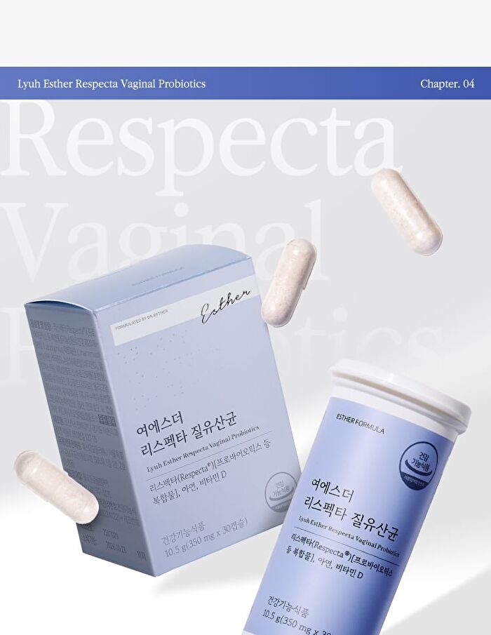 Esther Formula Lyuh Esther Respecta Vaginal Probiotics - 350mg x 30 capsules