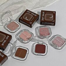 Art Value Caramel Single Eyeshadow - 6 Colors - 03# Nude Apricot - 2g
