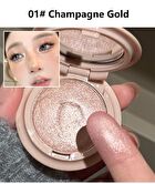 Pink Purple Single Highlighter - 3 Colors - 01# Champagne Gold - 4.8g