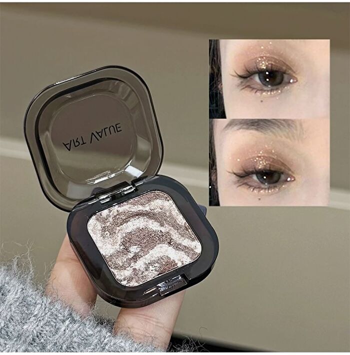 Inked Single Eyeshadow - 6 Colors - 01# Silver Brown - 2g
