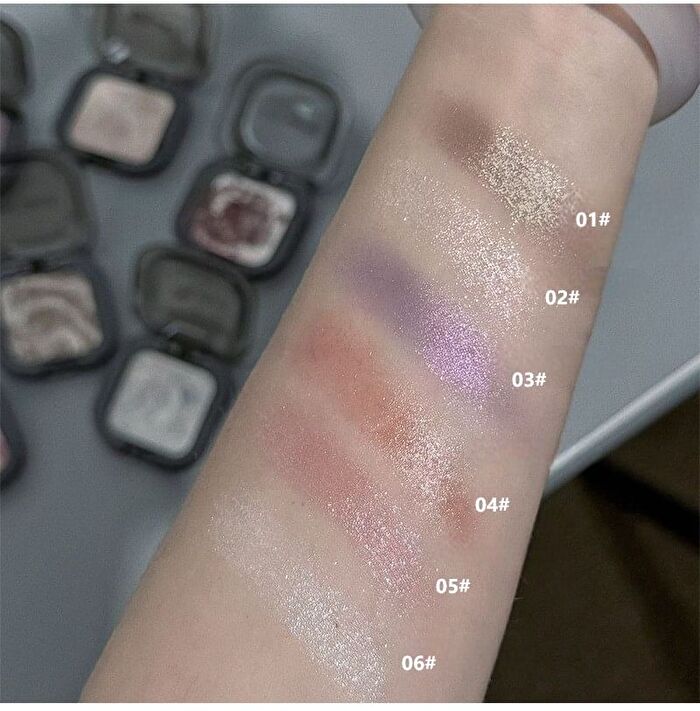 Inked Single Eyeshadow - 6 Colors - 01# Silver Brown - 2g