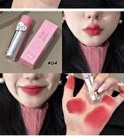 Butterfly Heart Whispers Matte Lip Mud - 4 Colors - 03# Raspberry Pink - 1.5g