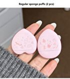 Milk Tea Mini Powder Puff - Set - 5pcs