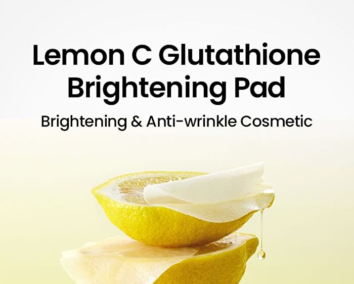 Lemon C Glutathione Brightening Pad - 70 pads