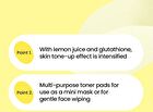 Lemon C Glutathione Brightening Pad - 70 pads