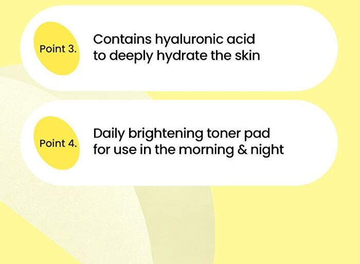 Lemon C Glutathione Brightening Pad - 70 pads