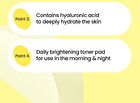 Lemon C Glutathione Brightening Pad - 70 pads
