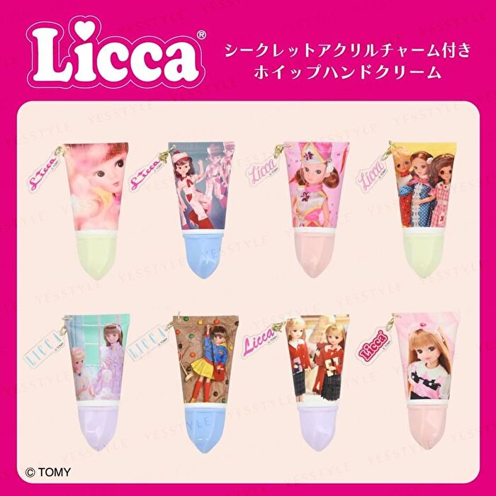 Licca Chan Acrylic Charm Secret Whipped Hand Cream - 1 pc - Random Style