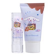 Crux Sanrio Cinnamoroll x Lotte Pie No Mi Lip & Hand Cream Gift Set - 2 pcs