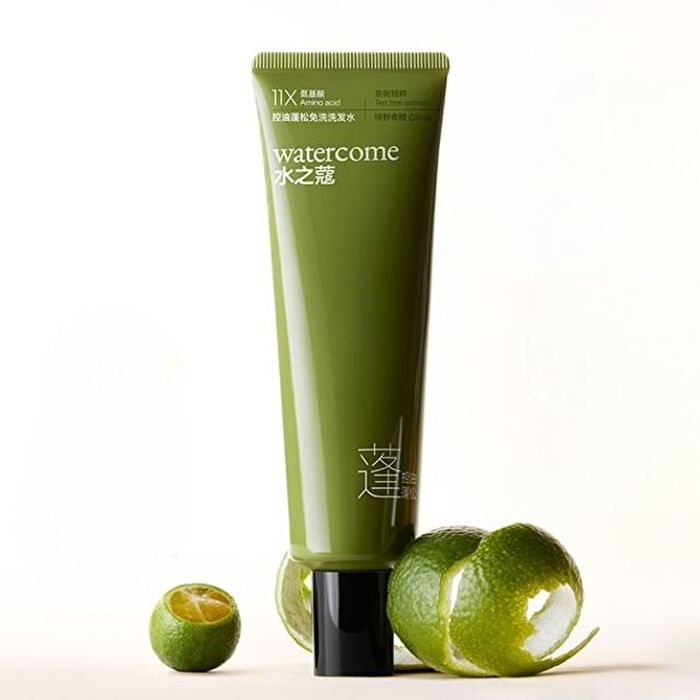 Watercome Oil-Control Fluffy No-Rinse Shampoo - Citrus - 80ml