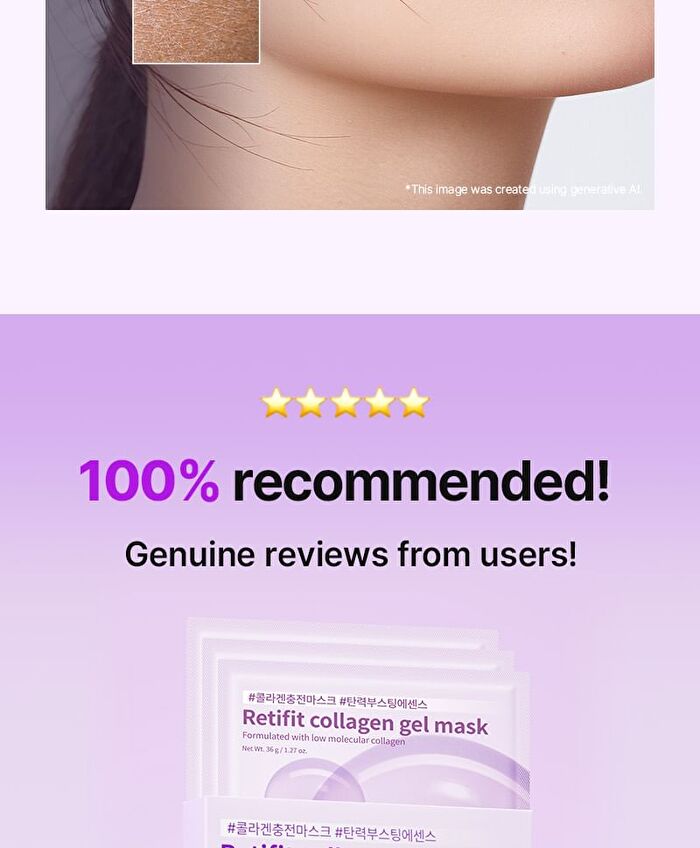 Retifit Collagen Gel Mask - 36g x 1 sheet