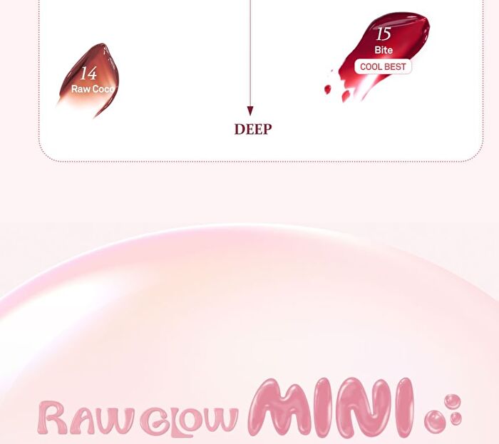 YesStyle Exclusive Raw Glow Gel Tint Mini - 12 Colors - #R006 Raw Grape