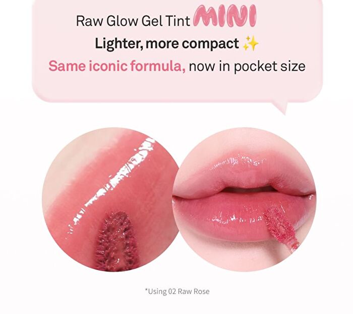 YesStyle Exclusive Raw Glow Gel Tint Mini - 12 Colors - #R014 Raw Coco