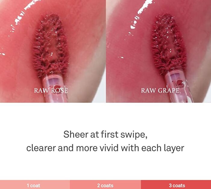 YesStyle Exclusive Raw Glow Gel Tint Mini - 12 Colors - #R017 Raw Peach