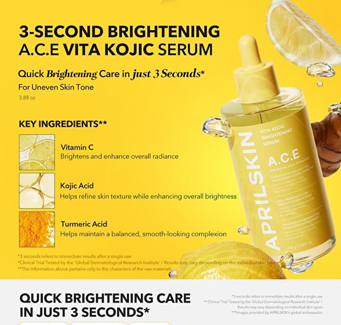 Aprilskin A.C.E Vita Kojic Brightening Serum - 110g