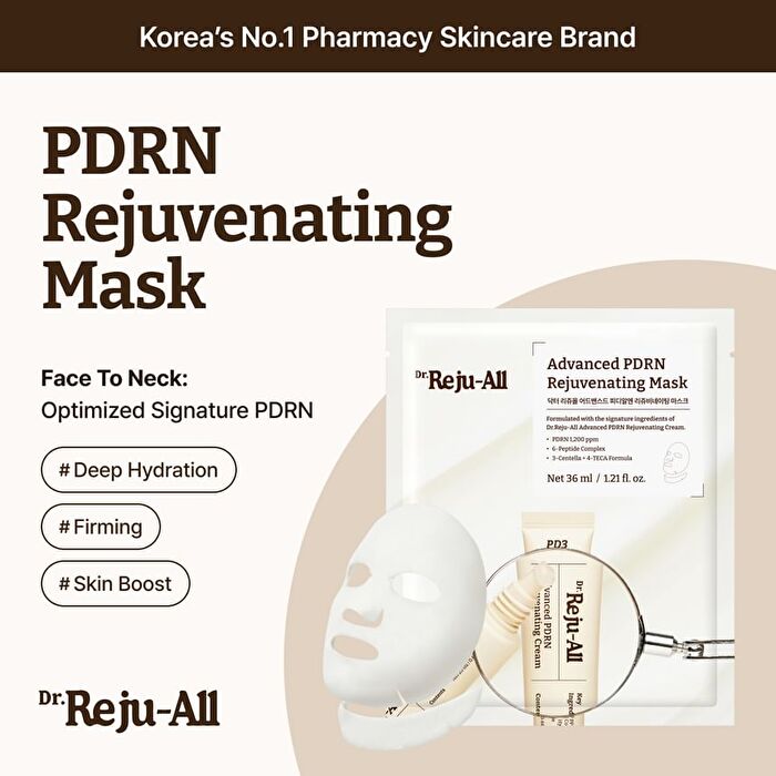 Dr.Reju-All Advanced PDRN Rejuvenating Mask Set - 36ml x 4 sheets