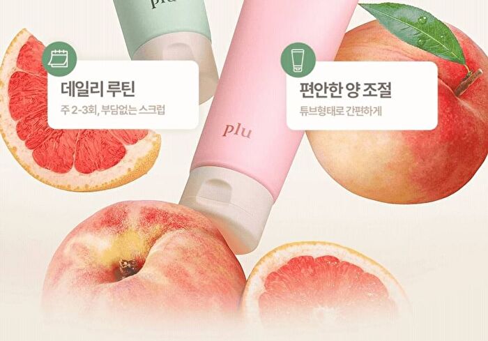 Perfumed Fruity Sugar Body Scrub Mini - 2 Types - Peach & Plum