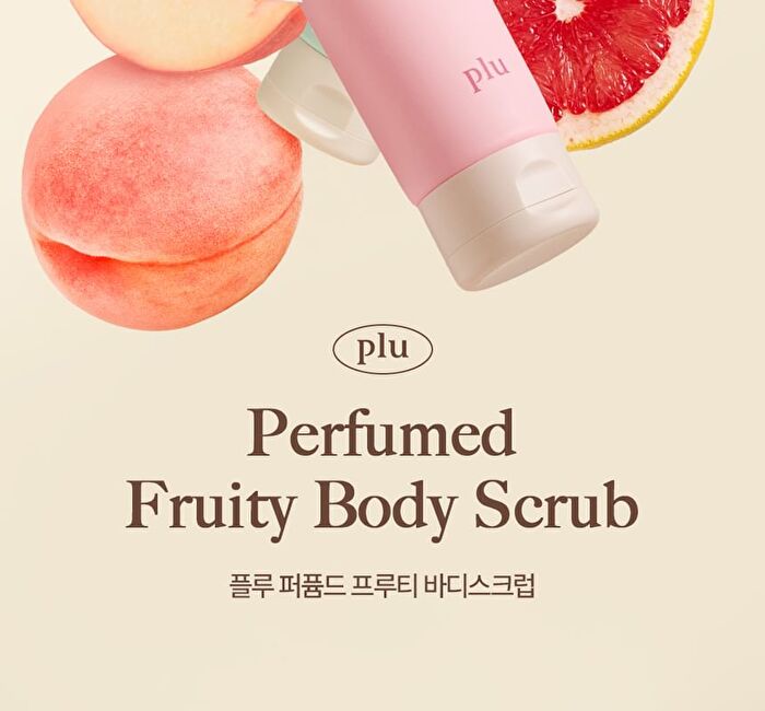 Perfumed Fruity Sugar Body Scrub Mini - 2 Types - Peach & Plum