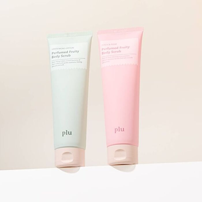 Perfumed Fruity Sugar Body Scrub Mini - 2 Types - Peach & Plum