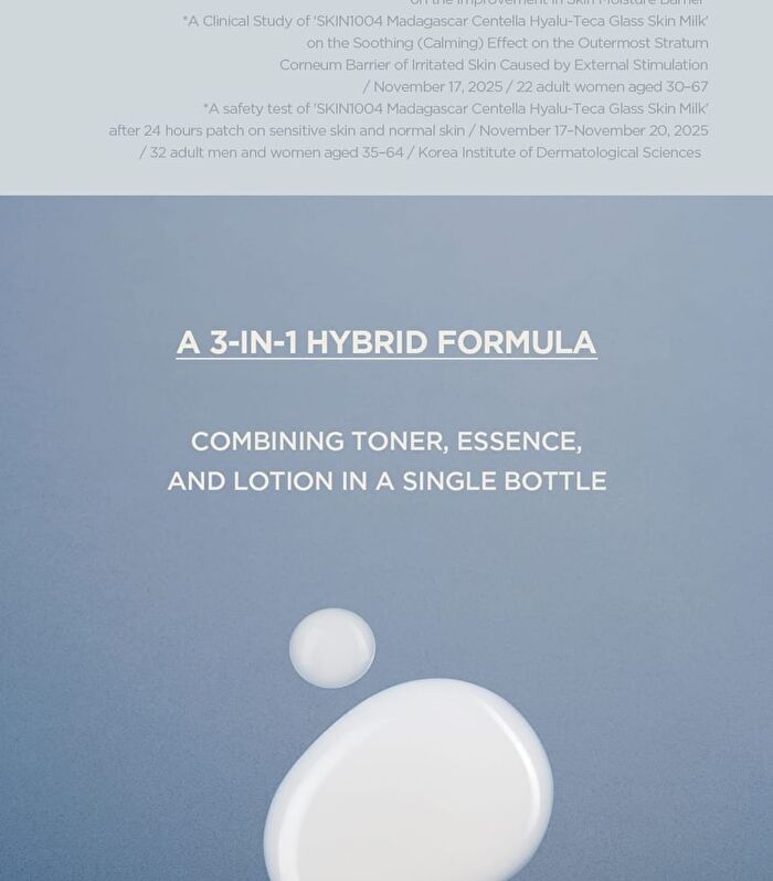 SKIN1004 Madagascar Centella Hyalu-Teca Glass Skin Milk - 210ml