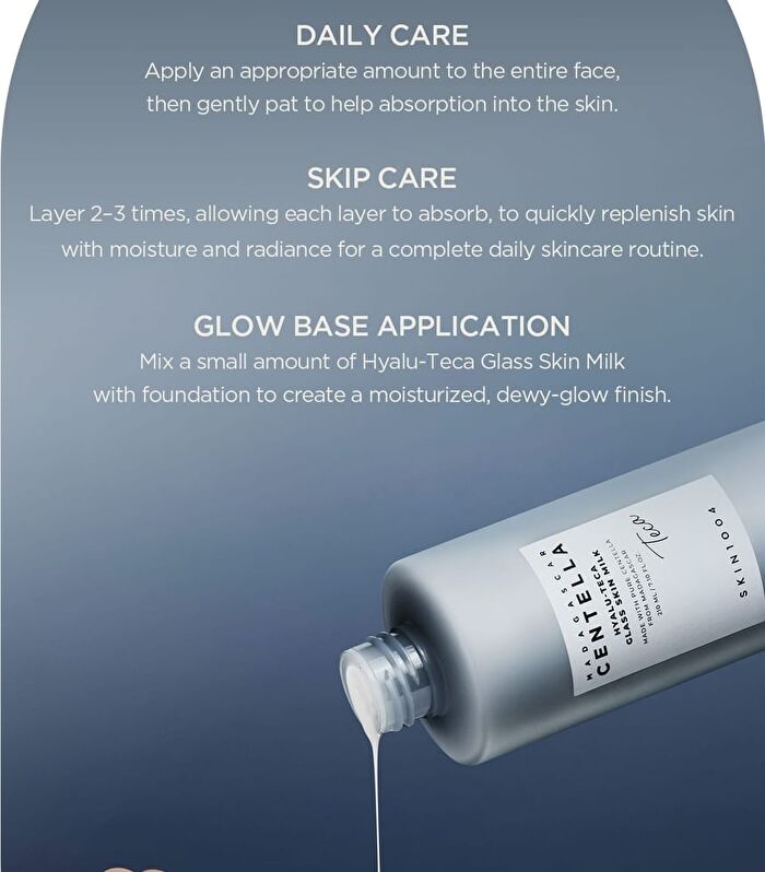 SKIN1004 Madagascar Centella Hyalu-Teca Glass Skin Milk - 210ml
