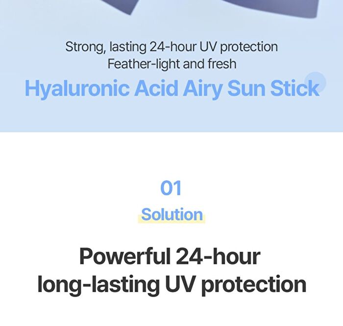Jung Saem Mool BeginS Blue Chamomile Hyaluronic Acid Airy Sun Stick - 15g