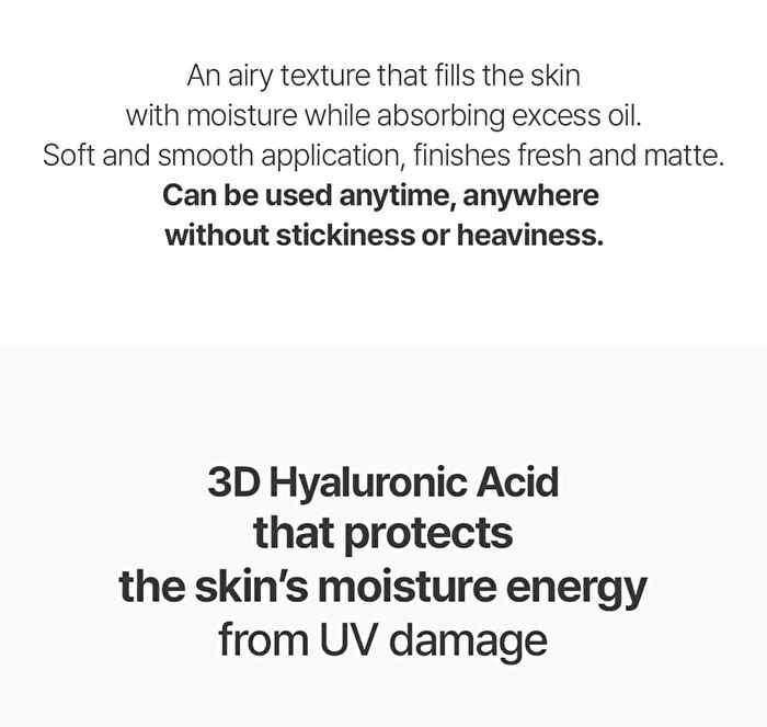 Jung Saem Mool BeginS Blue Chamomile Hyaluronic Acid Airy Sun Stick - 15g