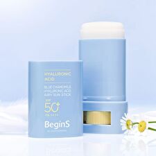 Jung Saem Mool BeginS Blue Chamomile Hyaluronic Acid Airy Sun Stick - 15g