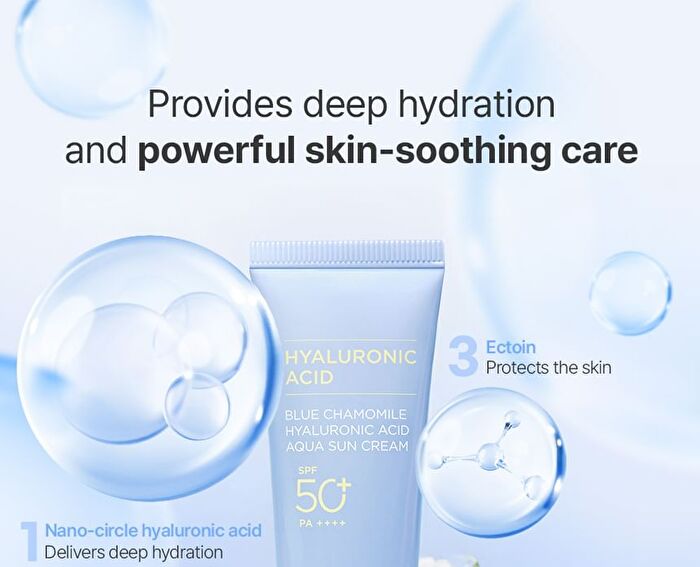 Jung Saem Mool BeginS Blue Chamomile Hyaluronic Acid Aqua Sun Cream - 50ml