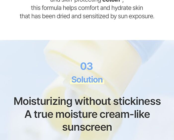 Jung Saem Mool BeginS Blue Chamomile Hyaluronic Acid Aqua Sun Cream - 50ml