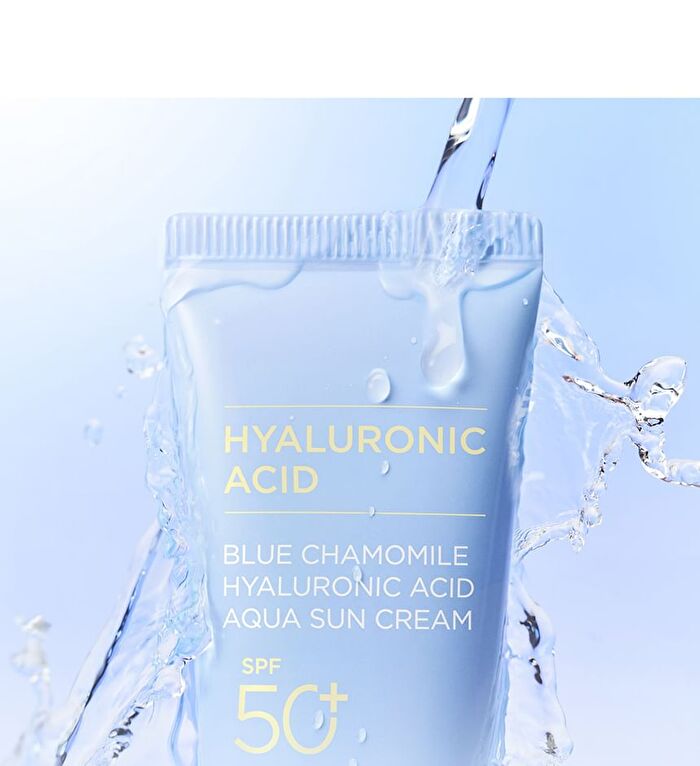 Jung Saem Mool BeginS Blue Chamomile Hyaluronic Acid Aqua Sun Cream - 50ml