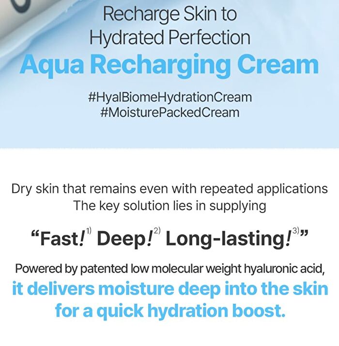 Jung Saem Mool BeginS Aqua Recharging Cream - 50ml