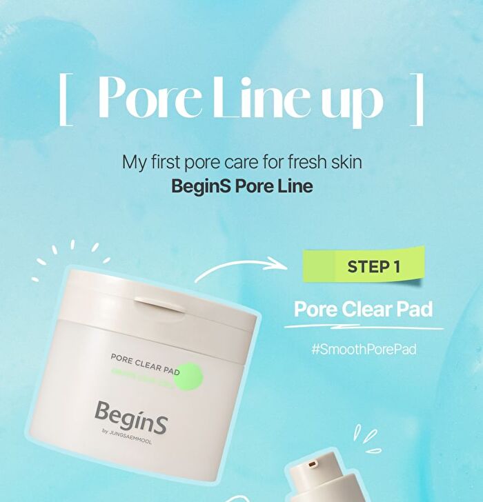 Jung Saem Mool BeginS Pore Clear Pad - 70 pads