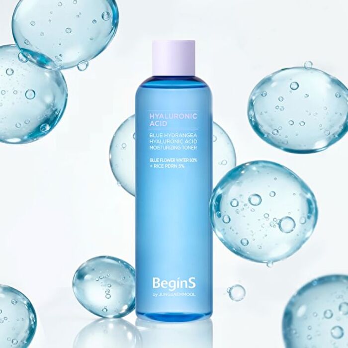 Jung Saem Mool BeginS Blue Hydrangea Hyaluronic Acid Moisturizing Toner - 300ml