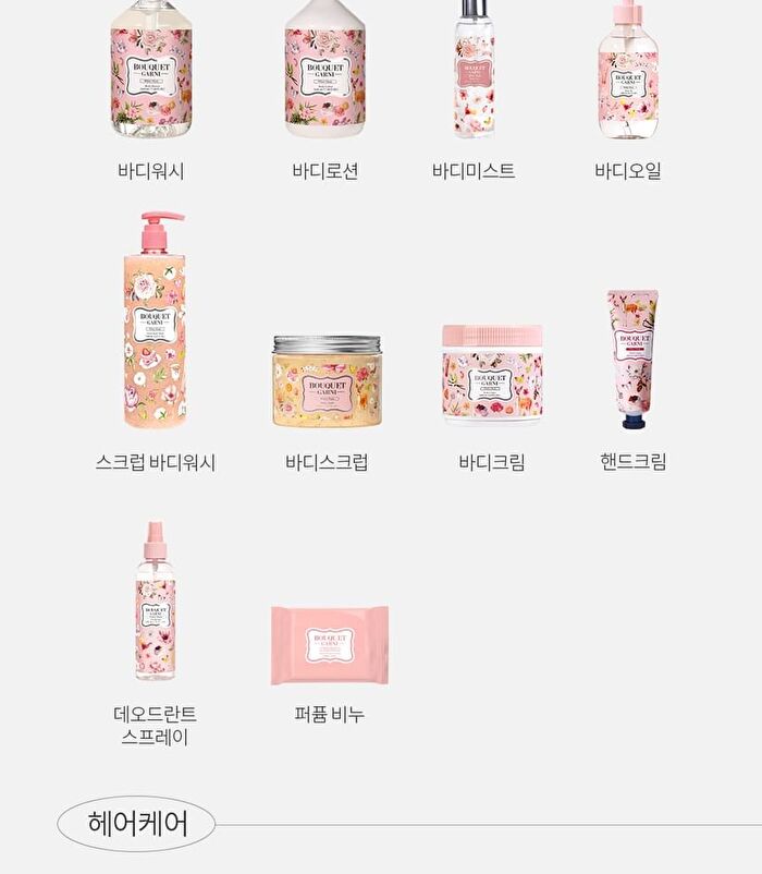 Bouquet Garni Vita Collagen Perfume Body Wash - 3 Types - Wedding Bouquet