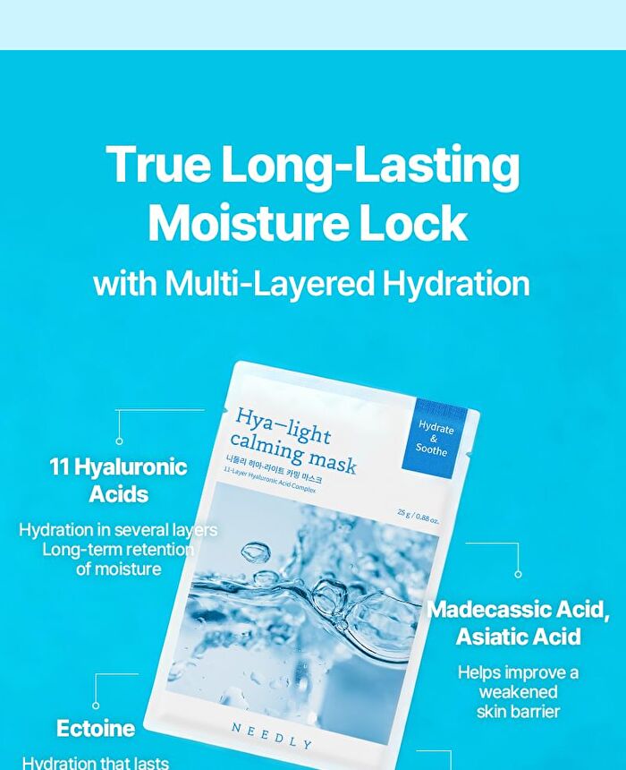 Hya-light Calming Mask - 25g x 1 sheet