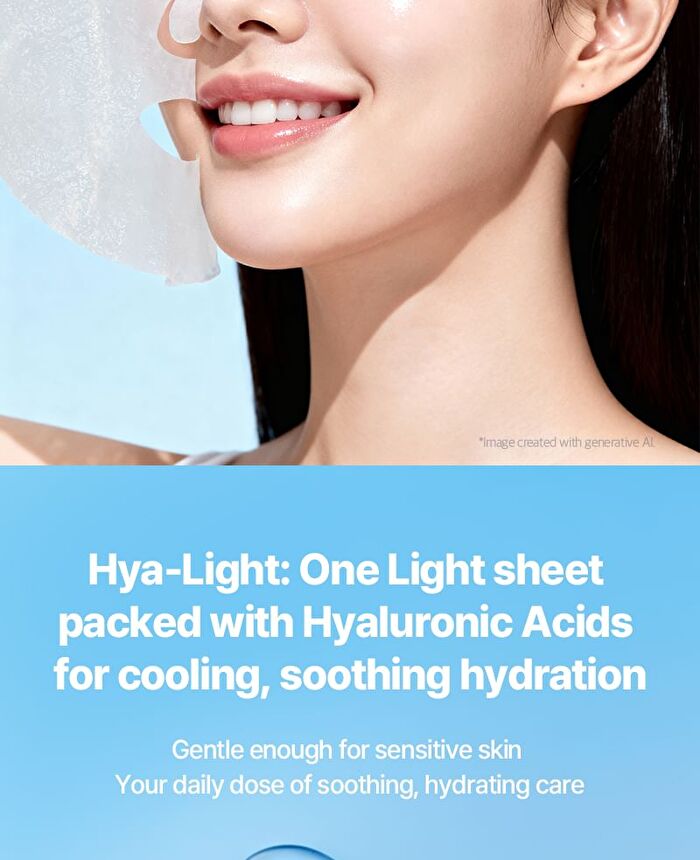 Hya-light Calming Mask - 25g x 1 sheet