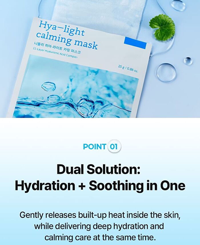 Hya-light Calming Mask - 25g x 1 sheet
