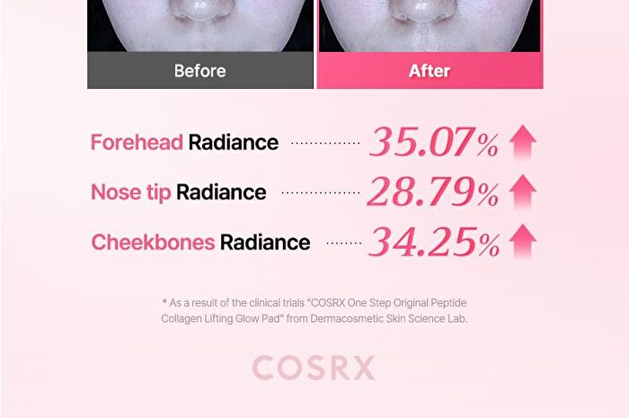 Cosrx One Step Original Peptide Collagen Lifting Glow Pad - 100 pads