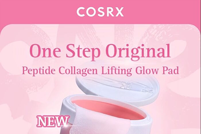 Cosrx One Step Original Peptide Collagen Lifting Glow Pad - 100 pads