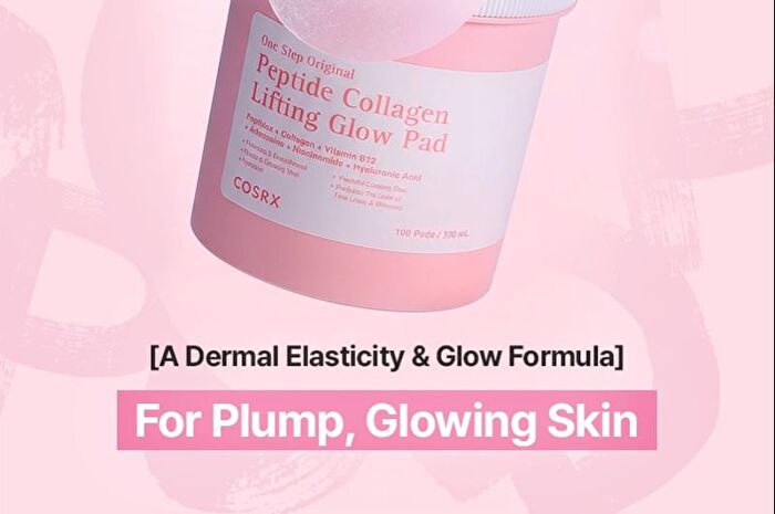 Cosrx One Step Original Peptide Collagen Lifting Glow Pad - 100 pads