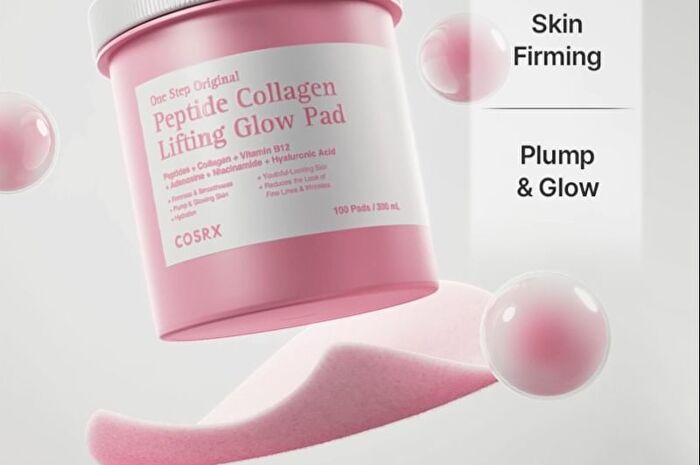 Cosrx One Step Original Peptide Collagen Lifting Glow Pad - 100 pads