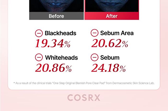 Cosrx One Step Original Blemish Pore Clear Pad - 100 pads