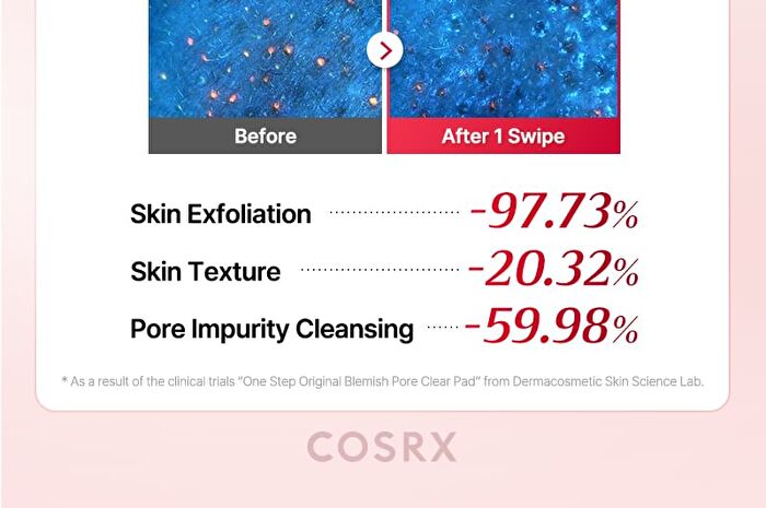 Cosrx One Step Original Blemish Pore Clear Pad - 100 pads