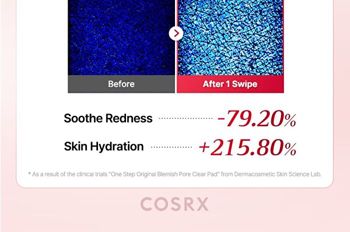 Cosrx One Step Original Blemish Pore Clear Pad - 100 pads