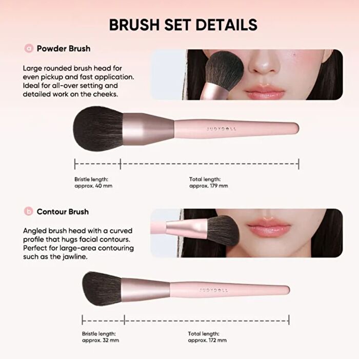 Professional 6-Piece Brush Set - #Brush Set - 6pcs